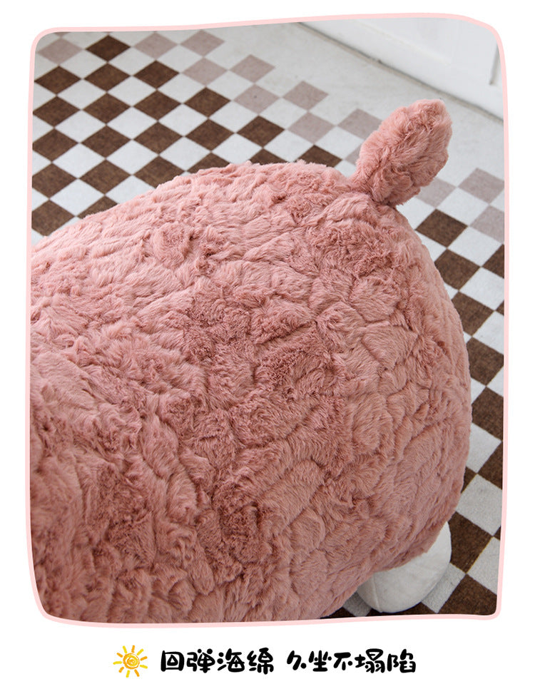 Alpaca Stool Living Room Seat for Girls Decorations