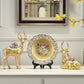 European-Style Living Room TV Cabinet Deer Decoration Craft Gift