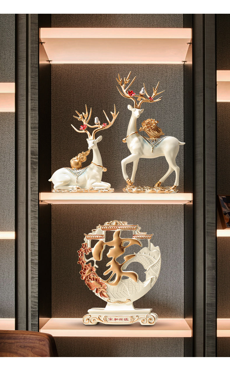TV Accessible Luxury Living Room Moving Gift Wine Cabinet Decorations