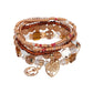 European and American-Style Women's Glasses Multi-Layer Seaside Photograph Handmade Beads