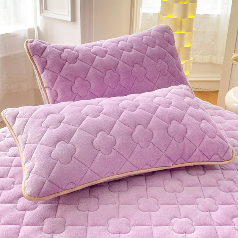 Non-Collapse Pillowcase and Pillow Core Set For Home Adult Cervical Support Improve Sleeping Pairs Dormitory Students Single Men