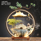 Bring In Wealth and Treasure Flowing Living Room Office Desk Surface Panel Flowing Water Ornaments