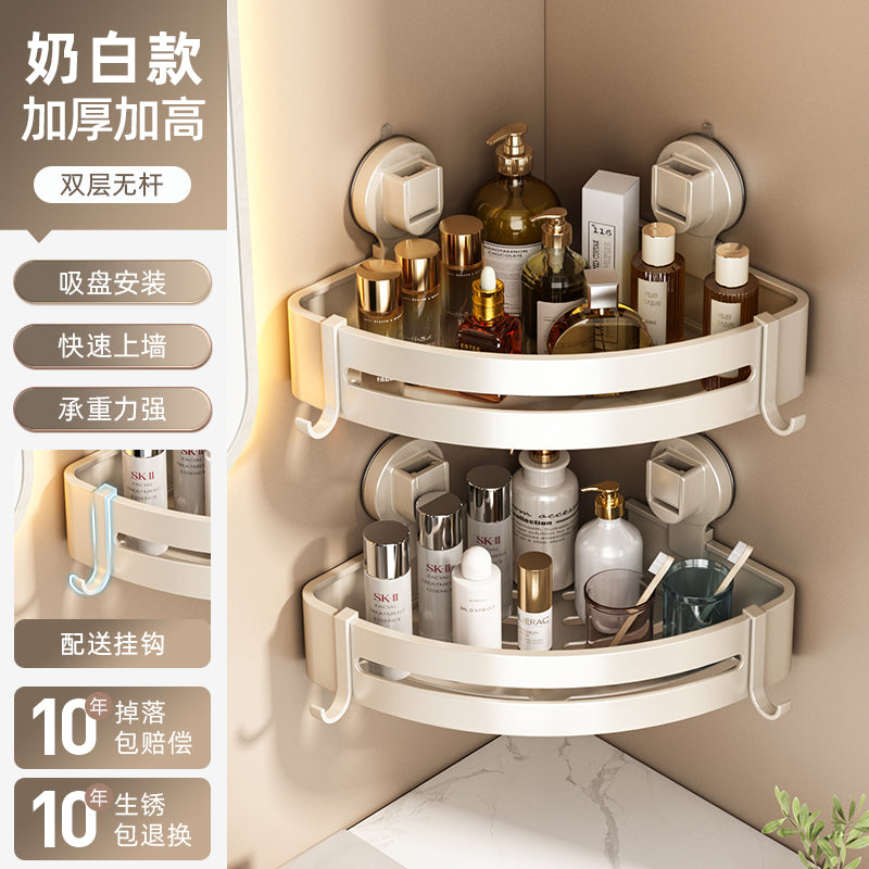 Corner Punch-Free Washstand Wall Wall-Mounted Suction Cup