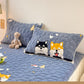 Non-Collapse Pillowcase and Pillow Core Set For Home Adult Cervical Support Improve Sleeping Pairs Dormitory Students Single Men