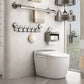Drill-Free Shelf Bathroom Toilet Storage Hook Sucker