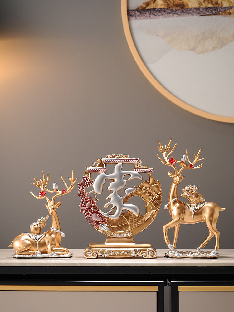 TV Accessible Luxury Living Room Moving Gift Wine Cabinet Decorations