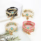 European and American-Style Women's Glasses Multi-Layer Seaside Photograph Handmade Beads