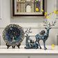 European-Style Living Room TV Cabinet Deer Decoration Craft Gift