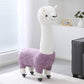 Alpaca Stool Living Room Seat for Girls Decorations