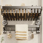 Suction Cup Towel Rack Punch-Free Toilet Bathroom Storage Rack Integrated Wall-Mounted Toilet Bath Storage Bath Towel Rack