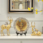 European-Style Living Room TV Cabinet Deer Decoration Craft Gift