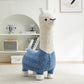 Alpaca Stool Living Room Seat for Girls Decorations
