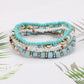 European and American-Style Women's Glasses Multi-Layer Seaside Photograph Handmade Beads