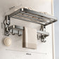 Drill-Free Shelf Bathroom Toilet Storage Hook Sucker