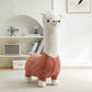 Alpaca Stool Living Room Seat for Girls Decorations