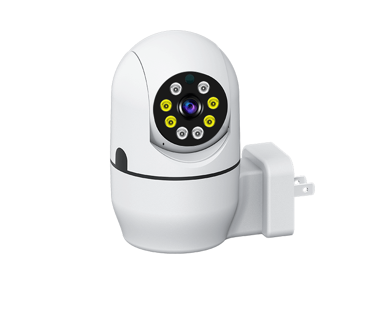 For Home Plug Wireless WiFi Surveillance Camera Mobile Phone 4G Remote HD 360 Panoramic Socket Monitor