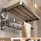 Suction Cup Towel Rack Bathroom Punch-Free Hanging Rod Bathroom Storage Rack Integrated Shower Room Toilet Storage Bath Towel Rack
