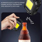 XPE Pocket Work Light 1000LM COB LED Mini Keychain Light USB Rechargeable Flashlight IPX4 Waterproof for Outdoor Camping Hiking