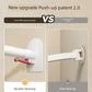 Waterproof Partition Foldable Curved Rod Dry Wet Separation Shower Curtain