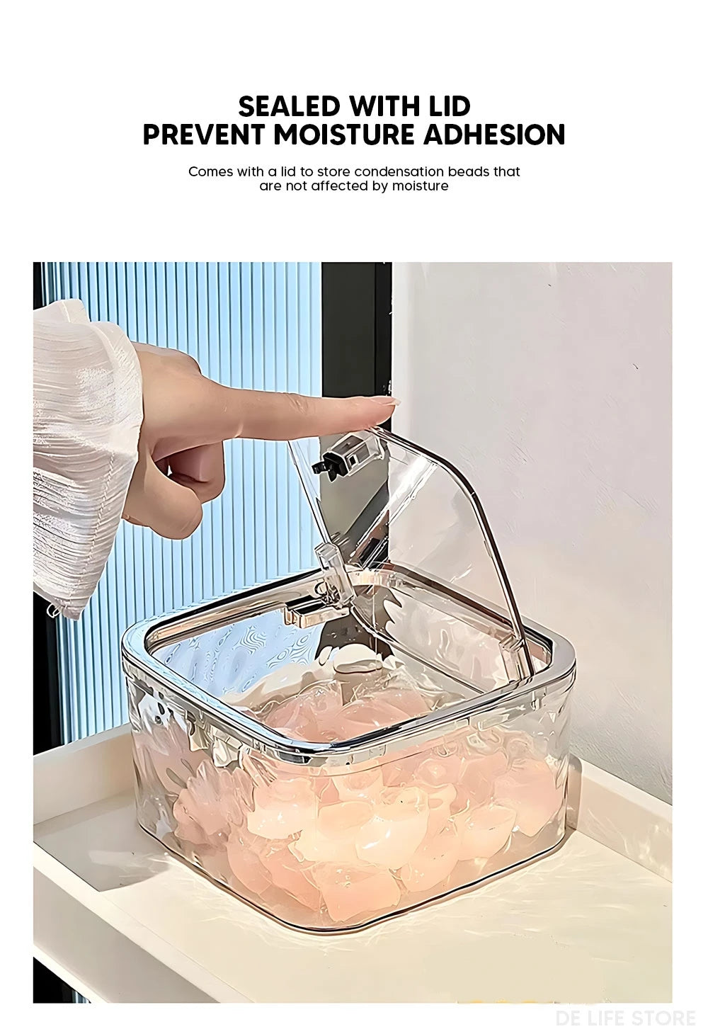 Laundry Powder Container Laundry Pods Organizer Washing Capsules Holder Cotton Swab Organization with Lid Desktop Storage Box