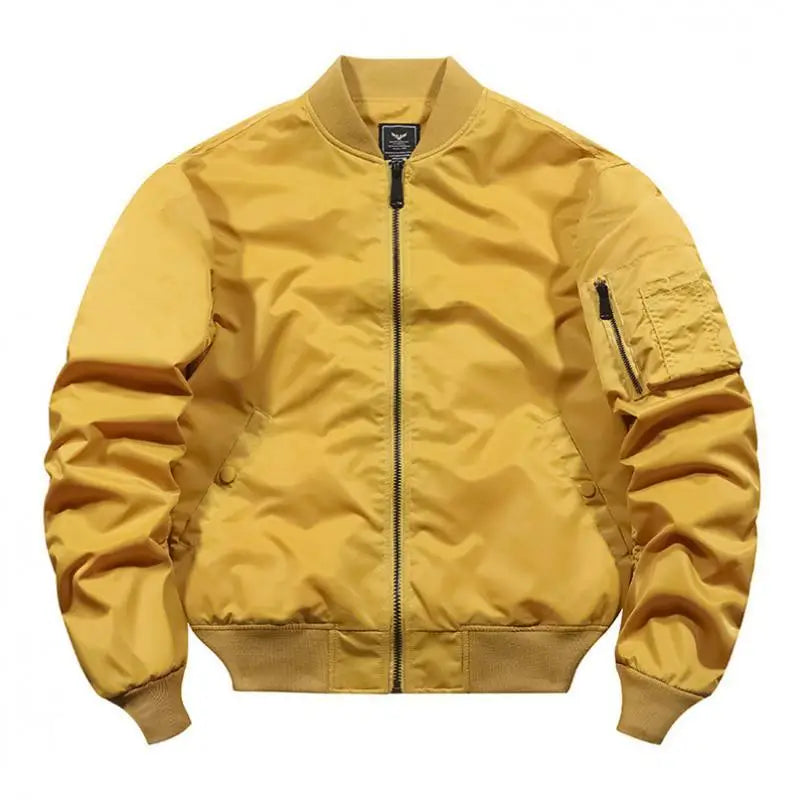 Spring Autumn Bomber Jacket Men Women Military Fly Jacket Varsity Baseball Flight Coat Mens Windbreaker Mens Clothing 2022