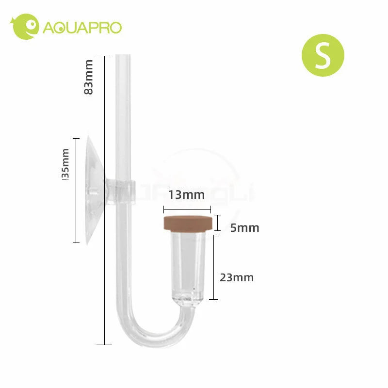 MINI CO2 Diffuser With Bubble Counter Twinstar Style Atomizer Acrylic Aquarium Carbon Dioxide Transparent Fish Tank Water Plants