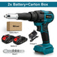 20000N Brushless Electric Rivet Gun 2.4~4.8mm Cordless Rivet Nut Gun Drill Insert Automatic Riveting Tool For Makita 18V Battery