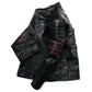 2025 New Embroidery Skull Fashion Genuine Leather Jacket Men's Natural Cowhide Motorcycle Jacket Slim Moto Coat Size S-6XL