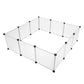 Pet Playpen, Portable Large Plastic Yard Fence Small Animals, Puppy Kennel Crate Fence Tent