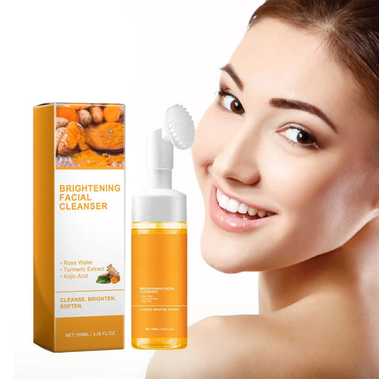 100ml Turmeric Cleansing Milk Deep Cleaning Moisturizing Facial Cleanser Skin Care Product For Women