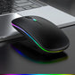 Tablet Phone Computer Bluetooth Wireless Mouse Rechargeable RGB Backlight Mice for iPad PC Laptop Tablet Phone 2.4GHz USB Mouse