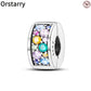 New Original 925 Sterling Silver Beads Pendant Fit Pandora Charm Bracelet Butterfly Moon Star Luminous DIY Jewelry Making