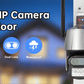 KERUI 5MP 8MP 4K HD Tuya Smart Mini WiFi IP Camera Indoor Wireless Security Home CCTV Surveillance Camera With Auto Tracking