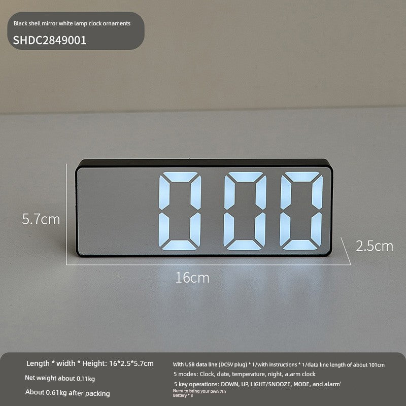 Led Student Dormitory E-Sports Office Room Clock