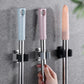 Multi-Purpose Hooks Adhesive Wall Hanging Mop Rack Broom Hanger Hook Kitchen Bathroom Organization Home Organizer Accessories ﻿