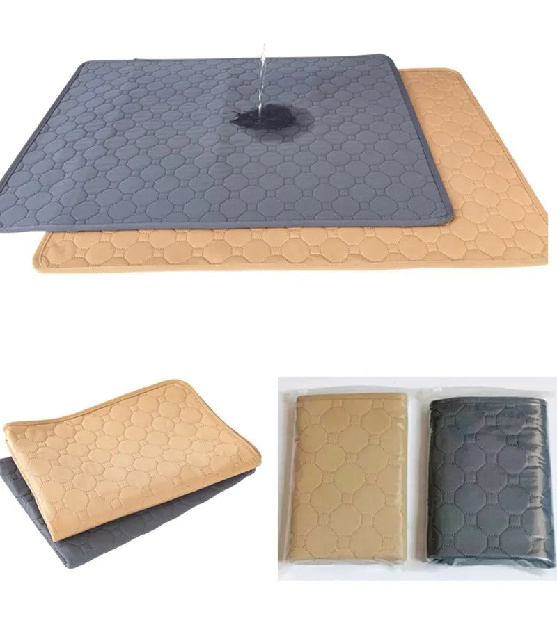 Dog Training Pad Washable Pet Pee Mat Super Absorbent Non-Slip Puppy Crate Mat Reusable Incontinence Pads for Dogs Cats Rabbit