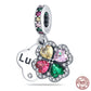 Fit Pandora 925 Original Bracelet 925 Silver Plate Flower Bird Series Charms Beads For Women Fashion DIY Jewelry Gifts Making