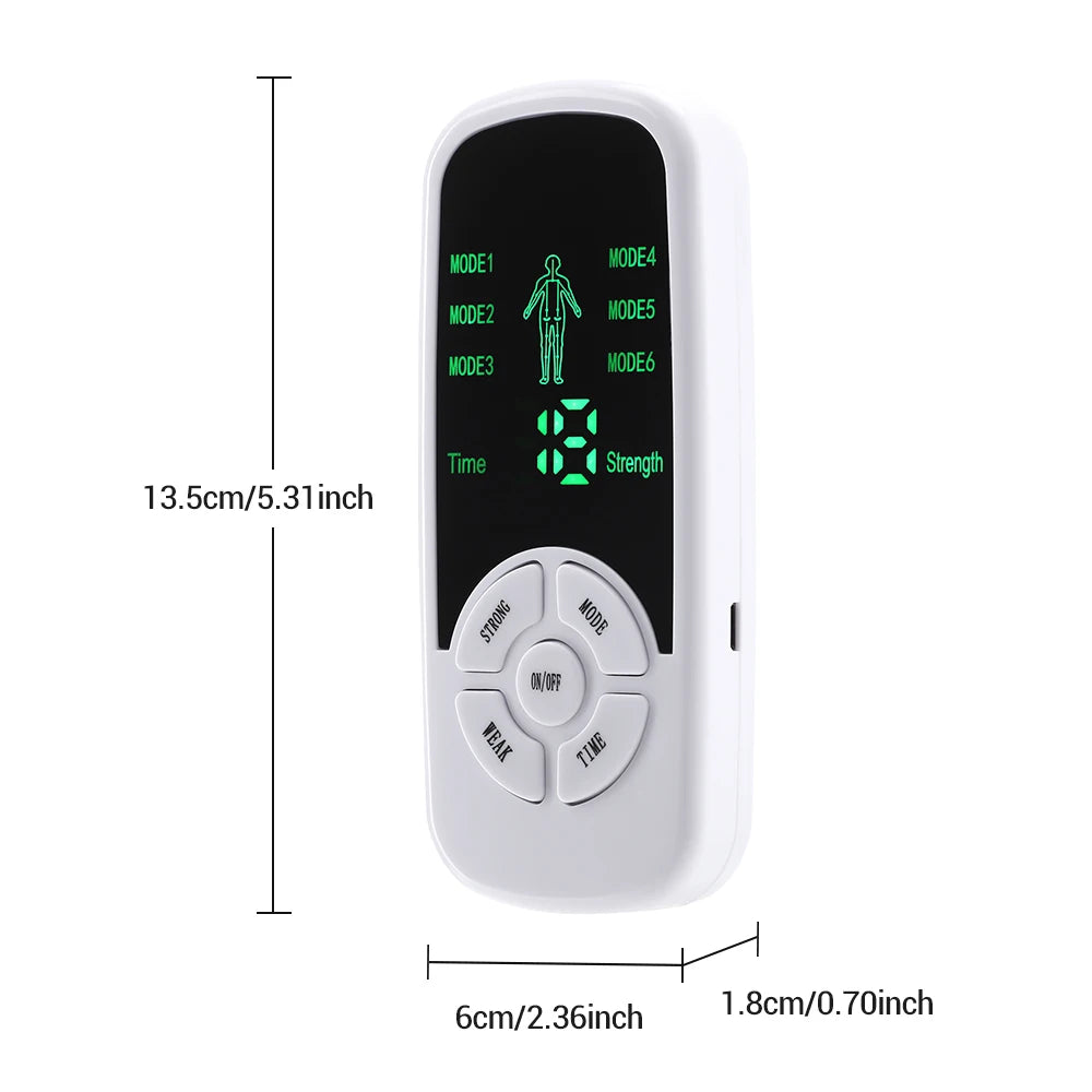 Tens Electric Stimulation Massager Muscle EMS Full Body Relax Muscle Therapy Pain Relief Pulse Body Massager Healthy Care