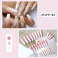 24p Artificial Acrylic Nail Art Fake Nails Full Coverage Removable Pressing Nail Tips Lotus Root Pink Leopard Print False Nails