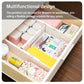 T Drawer Divider Adjustable Home Organization Dividers White Plastic Partition Holder Creative Retractable Drawer Dividers