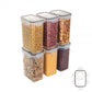 Food Storage Containers with Lids Stackable Treat Box Containers for Kitchen Pantry Organization Containers for Rice Dispenser