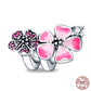 Fit Pandora 925 Original Bracelet 925 Silver Plate Flower Bird Series Charms Beads For Women Fashion DIY Jewelry Gifts Making