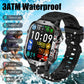 Military GPS Tracker Smart Watch Men IP68 5ATM Outdoor Sports Fitness Tracker Health Monitor 1.96" BT Call Smartwatch For Xiaomi