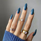 24pcs Artificial Nail Art Fake Nails Full Coverage Removable Ballet Short Press On Nails tips Chips Waterproof Solid Colour set