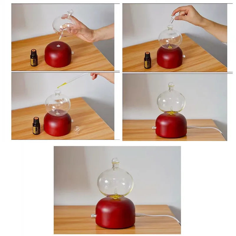 Waterless Aroma Diffuser 30ML USB Air freshener Electric Scent Diffuser Nebulizer Aromatherapy essential oils diffuser For Home