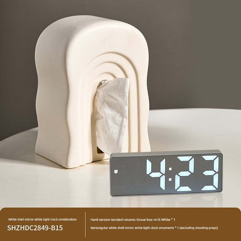 Led Student Dormitory E-Sports Office Room Clock