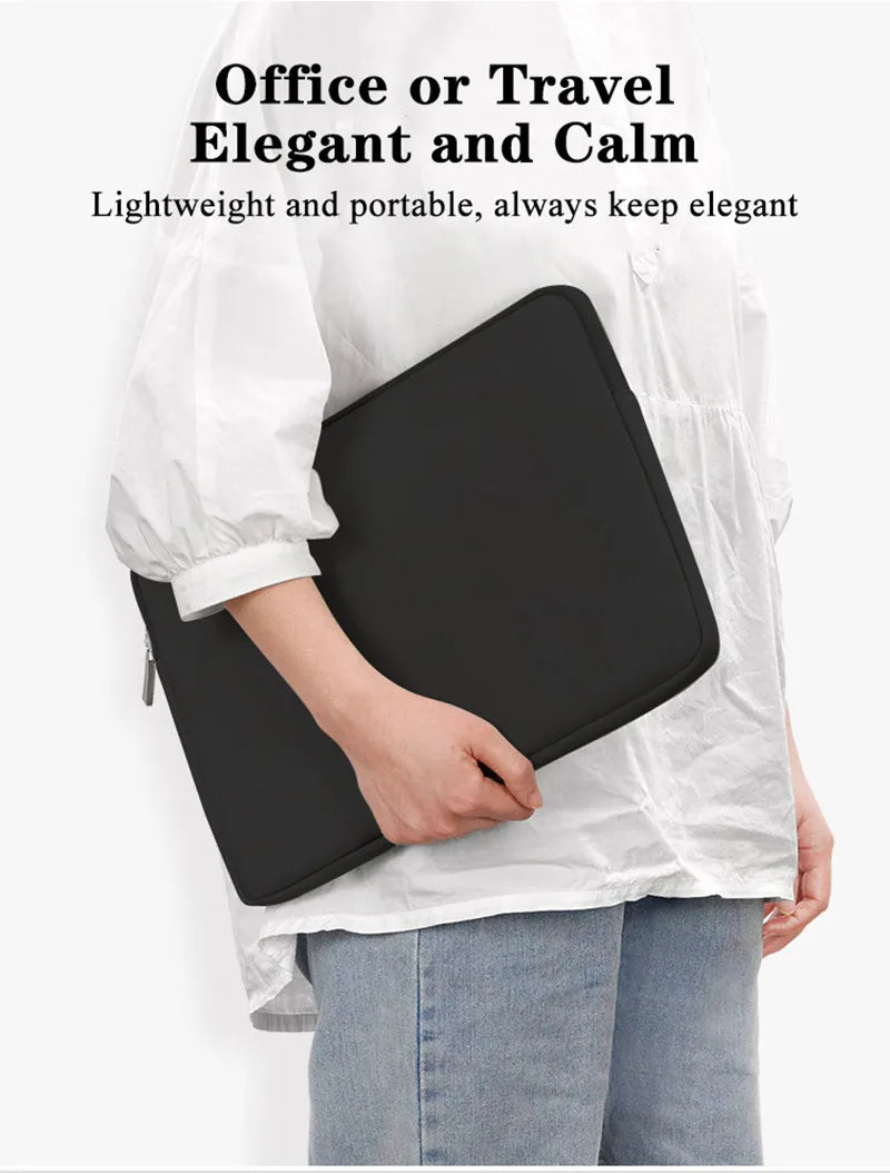 11-15.6 inches Soft Laptop Bag Sleeve For Xiaomi HP Dell Lenovo Macbook Air Pro Notebook Computer Case Cover Laptop Accessories