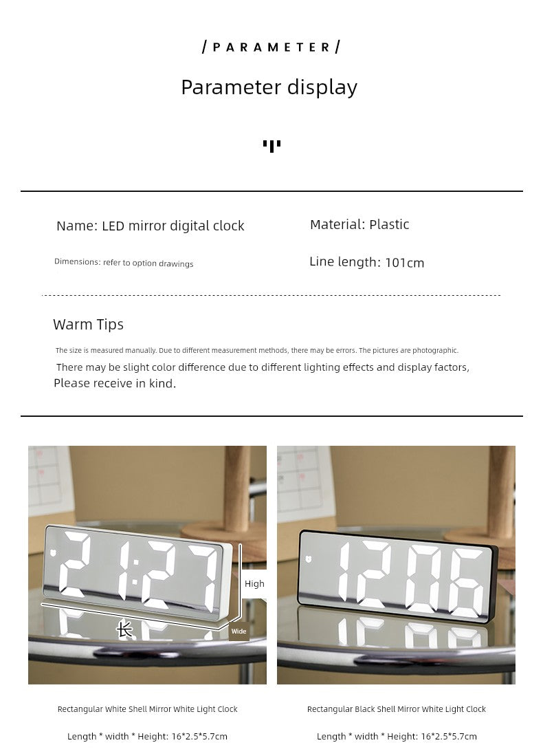 Led Student Dormitory E-Sports Office Room Clock