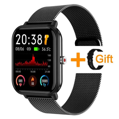 New Q9 Pro Smart Watch Body Temperature Monitor Music Control Sports Waterproof Smart Watch for Men Women Smartwatch