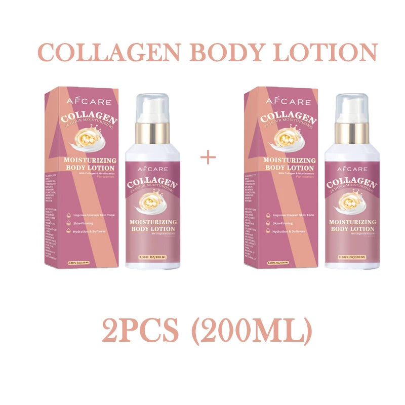 Collagen Body Lotion Whitening Body Cream Moisturizing Brightening Skin Anti-aging Balance Skin Tone Nourishing Body Care